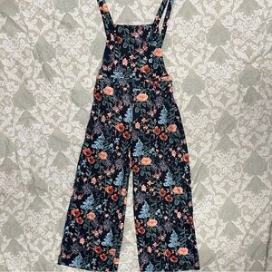 Flowy Floral Overalls Jumpsuit